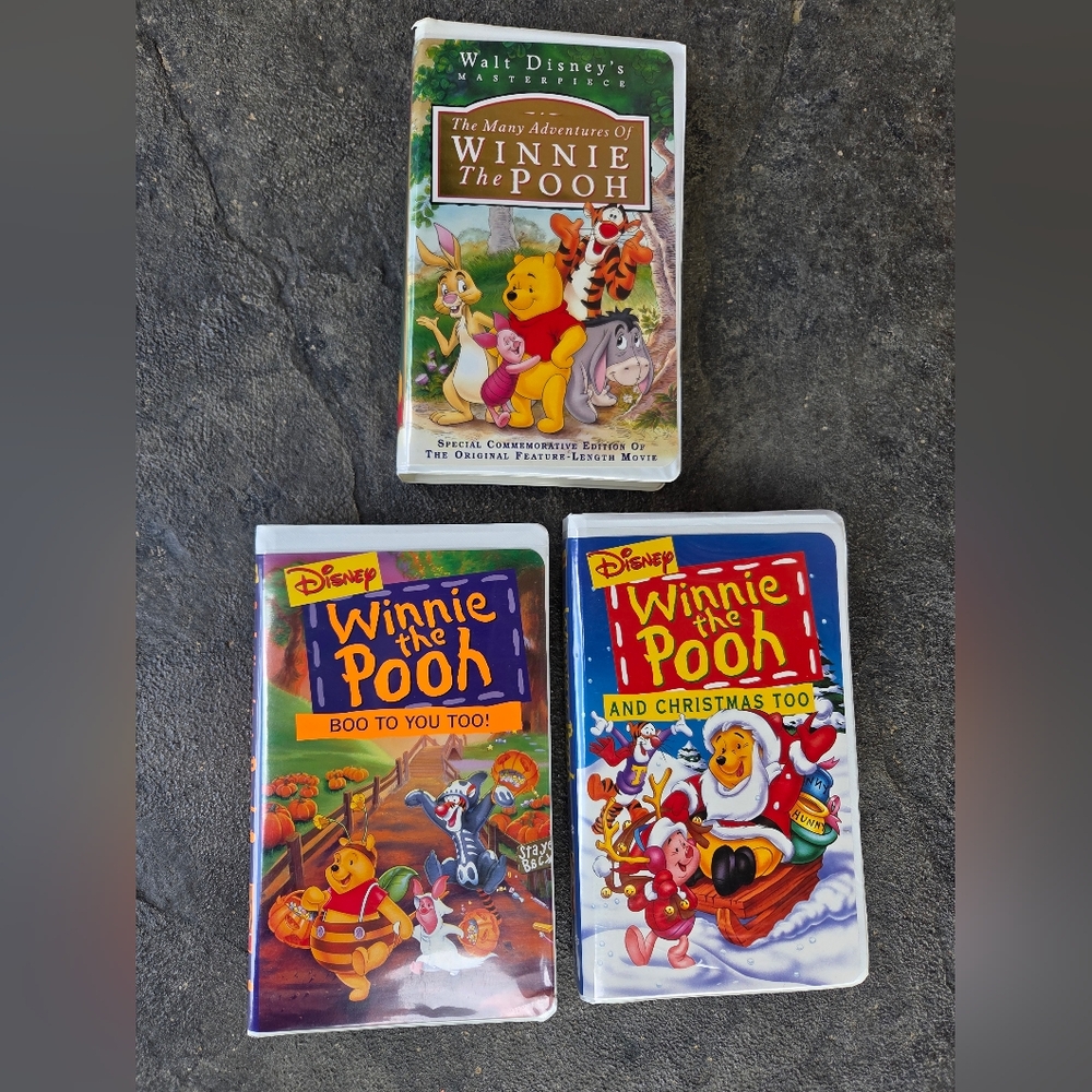 Disney Winnie the Pooh VHS Collection - WInnie the Pooh and Christmas Too..